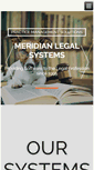 Mobile Screenshot of meridianlegalsystems.co.uk